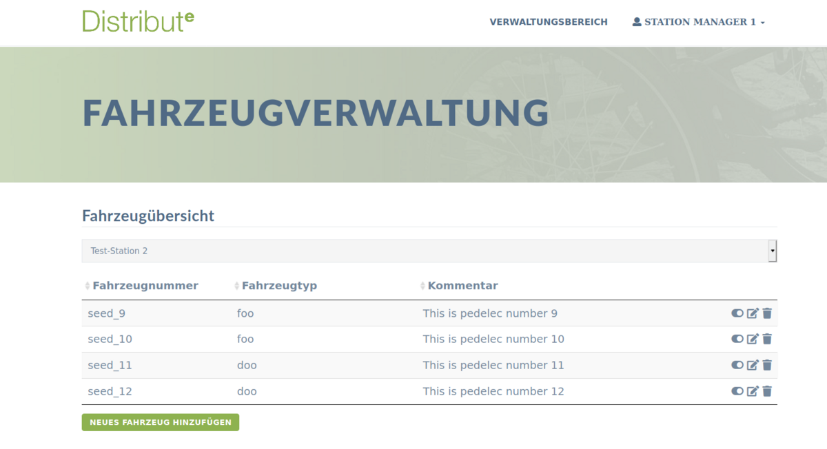 Screenshot of the website